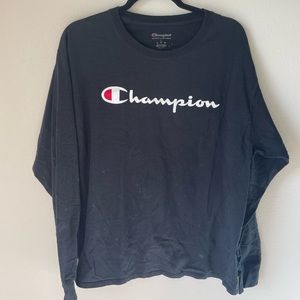 Mens Champion Long Sleeve Shirt
